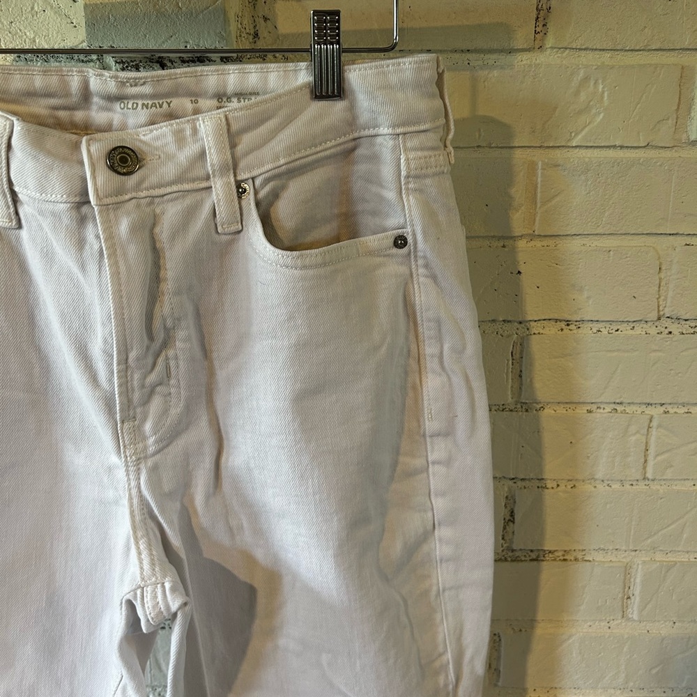 Old Navy OG Straight white denim